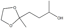 α,2-Dimethyl-1,3-dioxolane-2-(1-propanol) Struktur