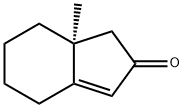 (3aS)-3aβ-Methyl-3,3a,4,5,6,7-hexahydro-2H-indene-2-one Struktur