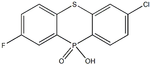 7-Chloro-2-fluoro-10H-phenothiaphosphine-10-ol 10-oxide Struktur