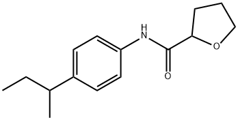 2-Furancarboxamide,tetrahydro-N-[4-(1-methylpropyl)phenyl]-(9CI) Struktur