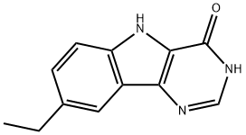 4H-Pyrimido[5,4-b]indol-4-one,8-ethyl-1,5-dihydro-(9CI) Struktur