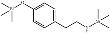 α,α,α-Trimethyl-N-[2-[4-(trimethylsilyloxy)phenyl]ethyl]silanamine Struktur