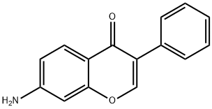 4H-1-Benzopyran-4-one,7-amino-3-phenyl-(9CI) Struktur