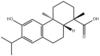 [1S,(+)]-1,2,3,4,4a,9,10,10aα-Octahydro-6-hydroxy-1,4aβ-dimethyl-7-(1-methylethyl)-1β-phenanthrenecarboxylic acid Struktur