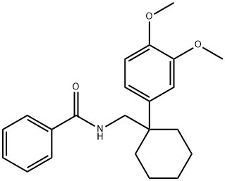 N-{[1-(3,4-dimethoxyphenyl)cyclohexyl]methyl}benzamide Struktur