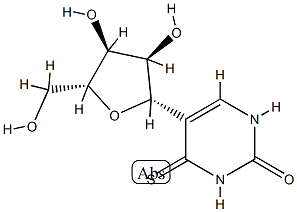 4-thiopseudouridine Struktur