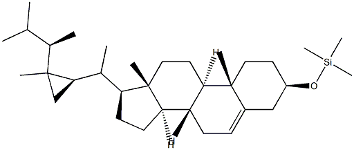 [(Gorgost-5-en-3β-yl)oxy]trimethylsilane Struktur