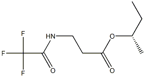 N-(Trifluoroacetyl)-β-alanine (S)-1-methylpropyl ester Struktur