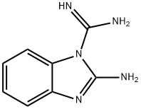 1H-Benzimidazole-1-carboximidamide,2-amino-(9CI) Struktur