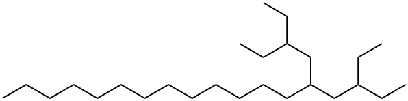 OCTADECANE,3-ETHYL-5-(2-ETHYL Struktur