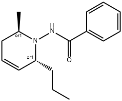 Benzamide, N-[(2R,6R)-3,6-dihydro-2-methyl-6-propyl-1(2H)-pyridinyl]-, rel- Struktur