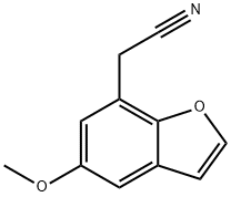 7-Benzofuranacetonitrile,5-methoxy-(9CI) Struktur