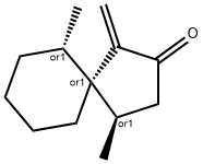 Spiro[4.5]decan-2-one, 4,6-dimethyl-1-methylene-, (4R,5R,6S)-rel- (9CI) Struktur