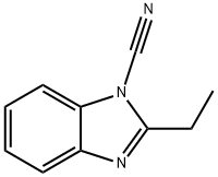 1H-Benzimidazole-1-carbonitrile,2-ethyl-(9CI) Struktur