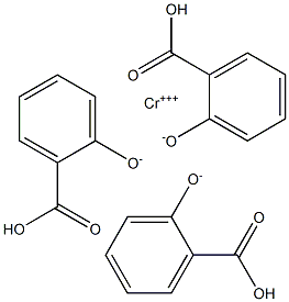 tris(salicylato-O1,O2)chromium Struktur