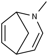 2-Azabicyclo[3.2.1]octa-3,6-diene,2-methyl-(9CI) Struktur