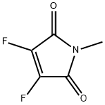 1H-Pyrrole-2,5-dione,3,4-difluoro-1-methyl-(9CI) Struktur