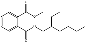 Methyl2-ethylhexylphthala Struktur