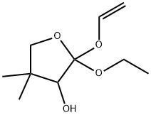 3-Furanol,2-(ethenyloxy)-2-ethoxytetrahydro-4,4-dimethyl-(9CI) Struktur