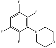 4-(2,3,5,6-tetrafluorophenyl)morpholine Struktur