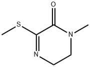 2(1H)-Pyrazinone,5,6-dihydro-1-methyl-3-(methylthio)-(9CI) Struktur