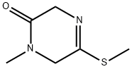 2(1H)-Pyrazinone,3,6-dihydro-1-methyl-5-(methylthio)-(9CI) Struktur