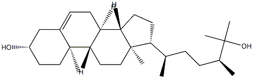 エルゴスタ-5-エン-3β,25-ジオール 化學(xué)構(gòu)造式