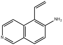 6-Isoquinolinamine,5-ethenyl-(9CI) Struktur