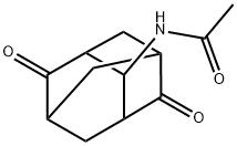 N-(4,8-Dioxotricyclo[3.3.1.13,7]decan-2-yl)acetamide Struktur