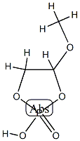 glycerol 1,2 cyclic phosphate Struktur