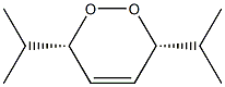 1,2-Dioxin,3,6-dihydro-3,6-bis(1-methylethyl)-,(3R,6S)-rel-(9CI) Struktur