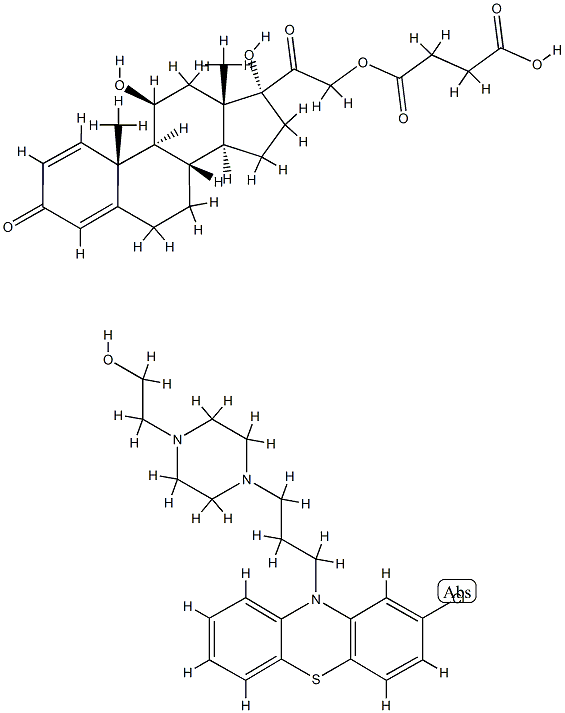 4-[2-(11,17-dihydroxy-10,13-dimethyl-3-oxo-7,8,9,11,12,14,15,16-octahydro-6H-cyclopenta[a]phenanthren-17-yl)-2-oxo-ethoxy]-4-oxo-butanoic acid Struktur