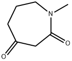 1H-Azepine-2,4(3H,5H)-dione,dihydro-1-methyl-(9CI) Struktur