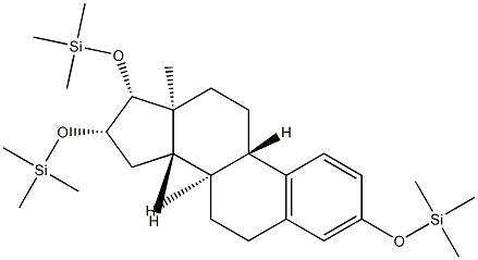 3,16β,17β-Tris(trimethylsiloxy)estra-1,3,5(10)-triene Struktur