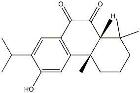 (5β)-12-Hydroxyabieta-8,11,13-triene-6,7-dione Struktur