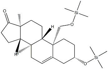 3β,19-Bis(trimethylsiloxy)androst-5-en-17-one Struktur