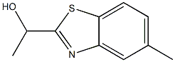 2-Benzothiazolemethanol,alpha,5-dimethyl-(9CI) Struktur