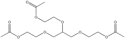 GLYCERETH-7 TRIACETATE Struktur