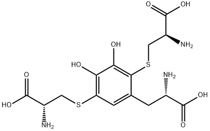 2,5-S,S-dicysteinyldopa Struktur