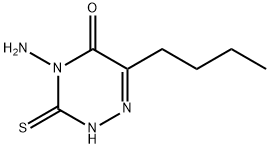 3-thio-4-amino-6-t-butyl-1，2，4-triazine-5-one Struktur