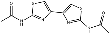 N,N'-(4,4'-Bithiazole-2,2'-diyl)bisacetamide Struktur