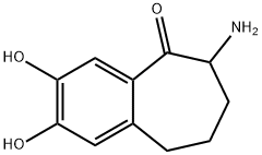 5H-Benzocyclohepten-5-one,6-amino-6,7,8,9-tetrahydro-2,3-dihydroxy-(9CI) Struktur