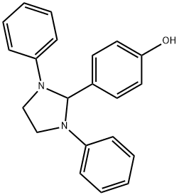 4-(1,3-diphenyl-2-imidazolidinyl)phenol Struktur