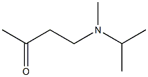 4-[methyl(propan-2-yl)amino]butan-2-one Struktur