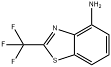 4-Benzothiazolamine,2-(trifluoromethyl)-(9CI) Struktur