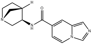 Imidazo[1,5-a]pyridine-7-carboxamide, N-(1R,3R,4S)-1-azabicyclo[2.2.1]hept- Struktur