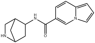 6-Indolizinecarboxamide,N-2-azabicyclo[2.2.1]hept-5-yl-(9CI) Struktur