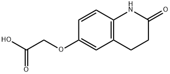 (2-OXO-1,2,3,4-TETRAHYDROQUINOLIN-6-YL)OXY]ACETIC ACID Struktur