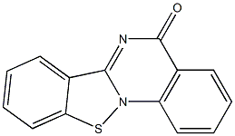 5H-[1,2]Benzisothiazolo[2,3-a]quinazolin-5-one Struktur