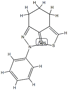 2,6,7,8-Tetrahydro-2-phenyl[1,2]dithiolo[4,5,1-hi][1,2,3]benzothiadiazole-3-SIV Struktur